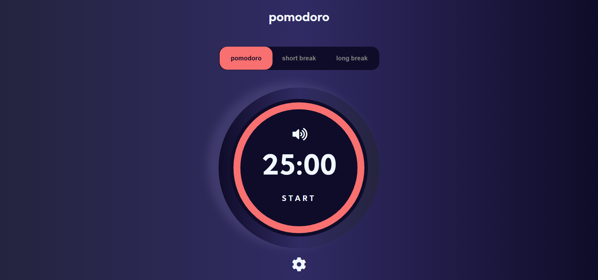 Pomodoro app